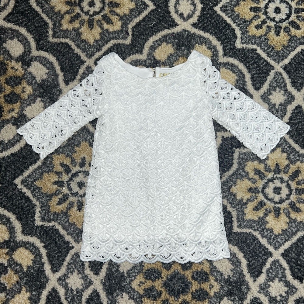 Genuine Kids White Lace Dress size 12 month NWOT